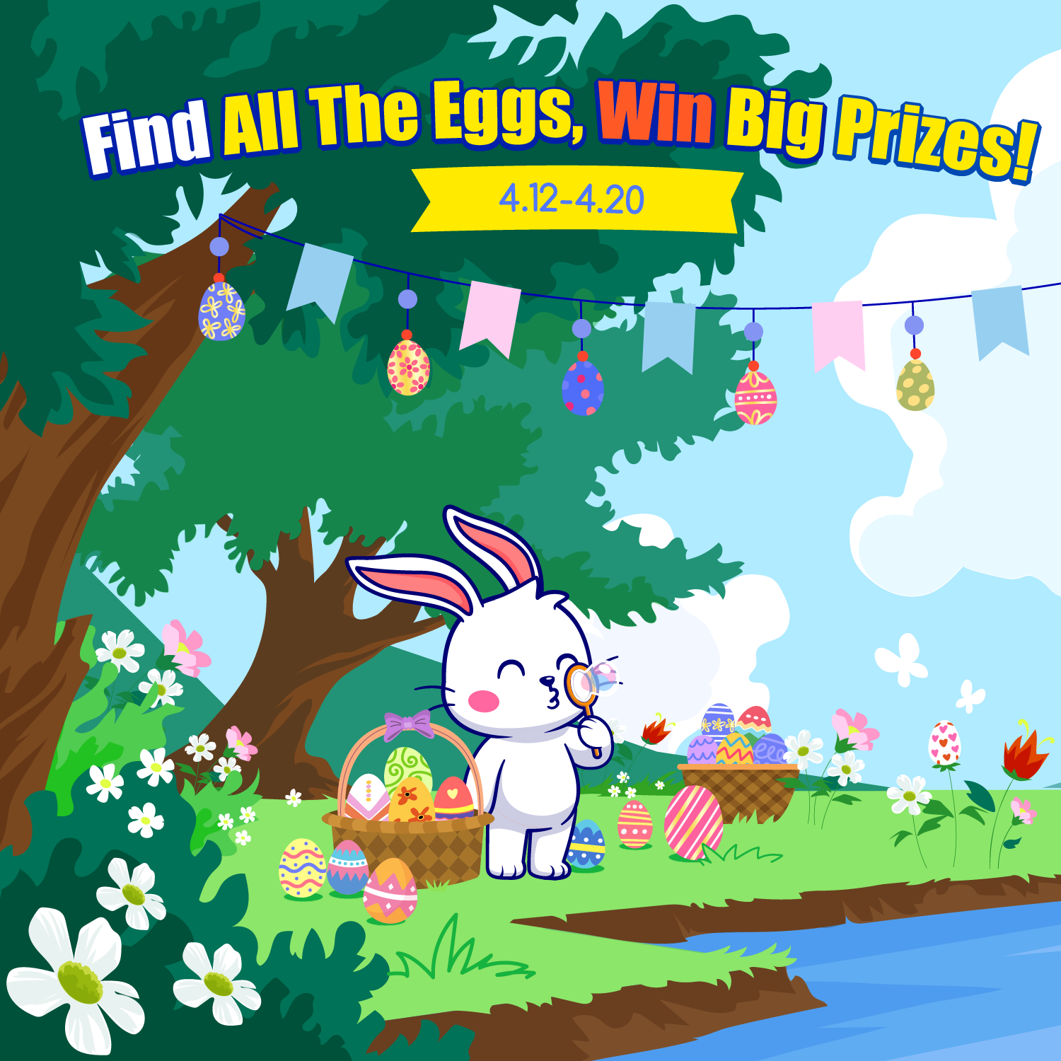 MEEDEN Easter Egg Hunt! Find All The Hidden Eggs & Score Amazing Prizes!