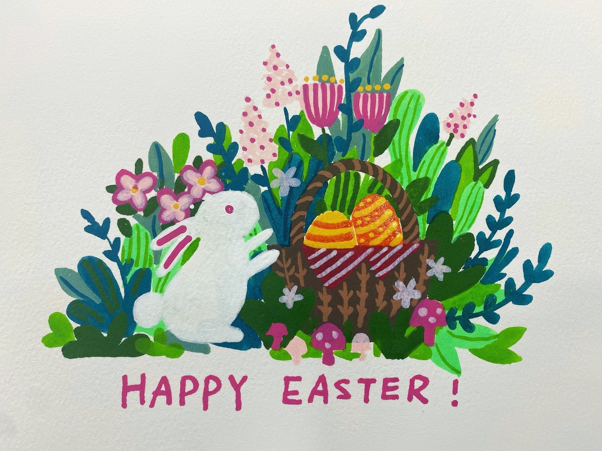 How to Draw an Easter Card with Acrylic Markers – Step-by-Step Tutorial
