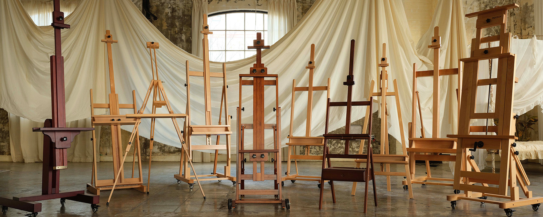 meeden easel, art easel, floor easel, studio easel, easel stand