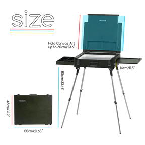 MEEDEN PRO Portable Boxwood French Easel Box