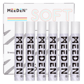 MEEDEN Soft White Oil Pastels: 6 Pcs