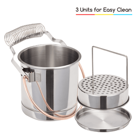 MEEDEN Portable Paint Brush Washer: Airtight Stainless Steel - Extra Large