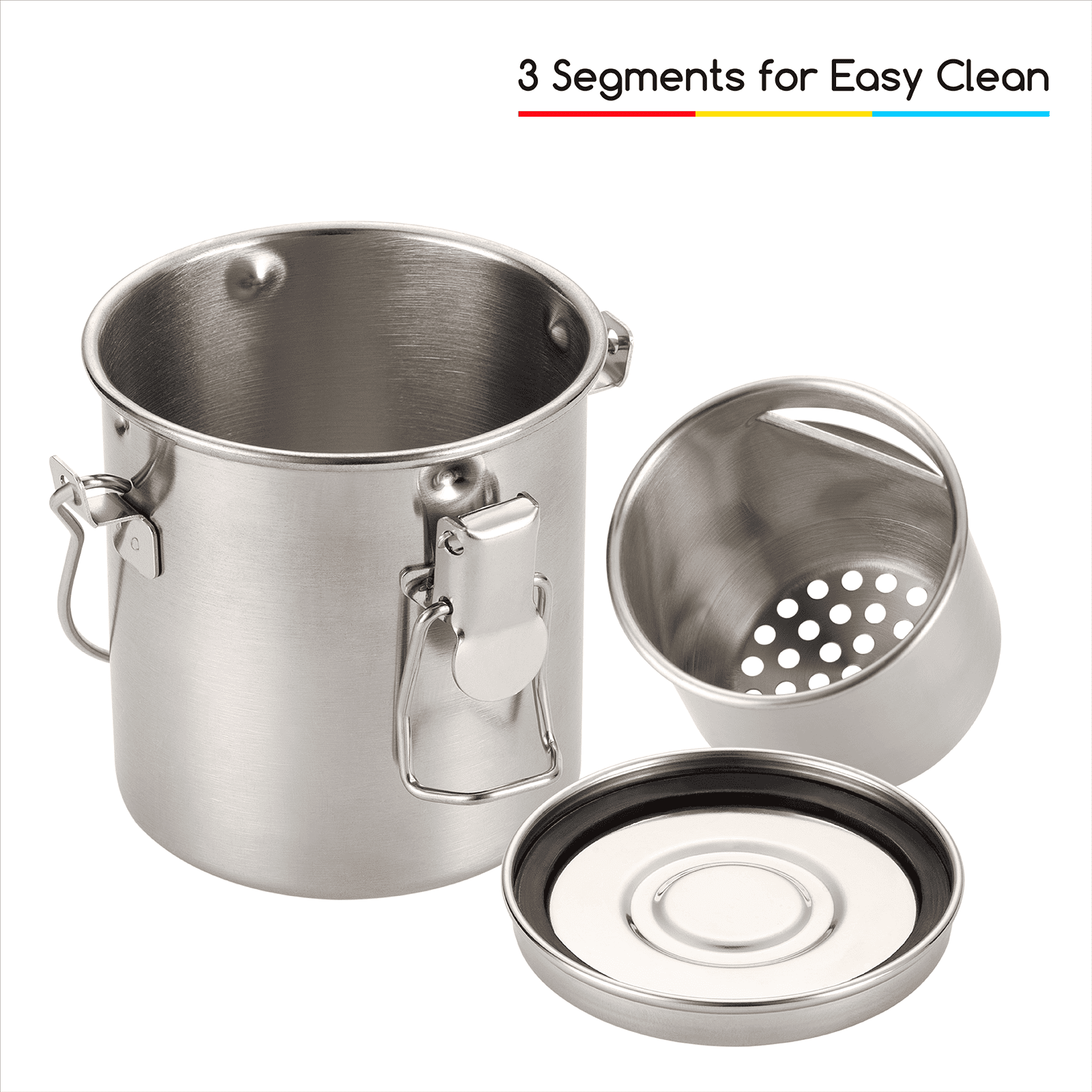 MEEDEN Portable Paint Brush Washer: Airtight Stainless Steel - Small