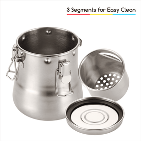 MEEDEN Portable Paint Brush Washer: Airtight Stainless Steel - Large