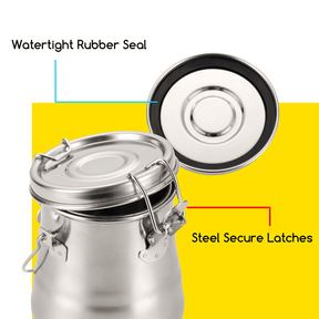 MEEDEN Portable Paint Brush Washer: Airtight Stainless Steel - Medium