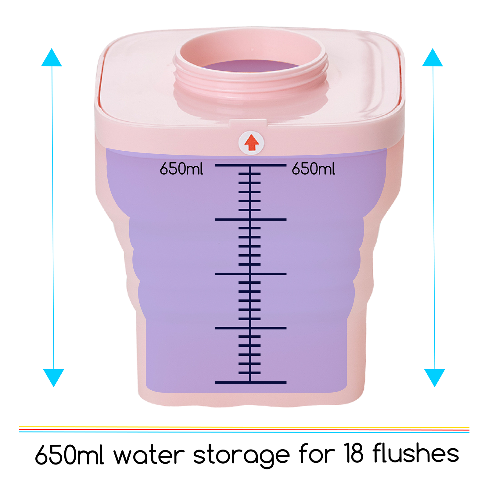 MEEDEN Foldable Paint Brush Cleaner-Pink