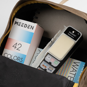 MEEDEN Travel Watercolor Paint Set, 42 Assorted Colors with 4 Brushes