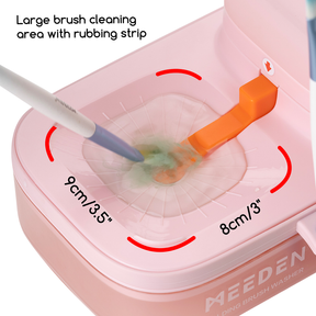 MEEDEN Foldable Paint Brush Cleaner-Pink