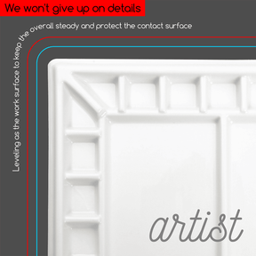 MEEDEN Studio Porcelain Watercolor Paint Palette