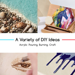 MEEDEN Hexagon Wood Canvas Panels