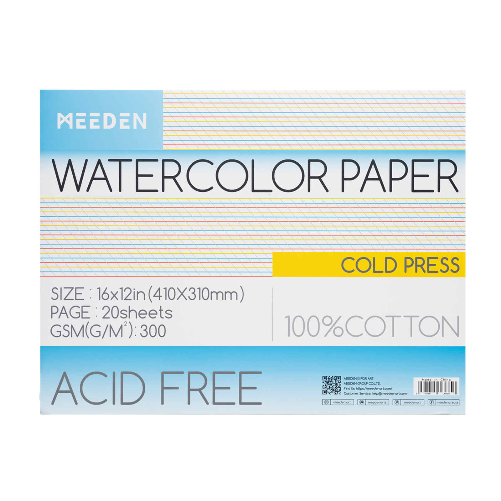 MEEDEN Watercolor Paper Pad