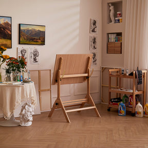 MEEDEN Adjustable Wooden Drafting Table, Natural-XSZ-2