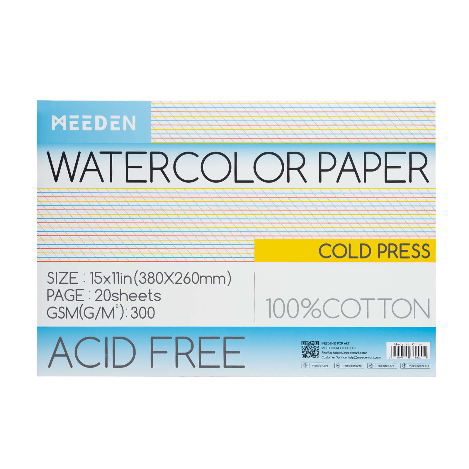 MEEDEN Watercolor Paper Pad