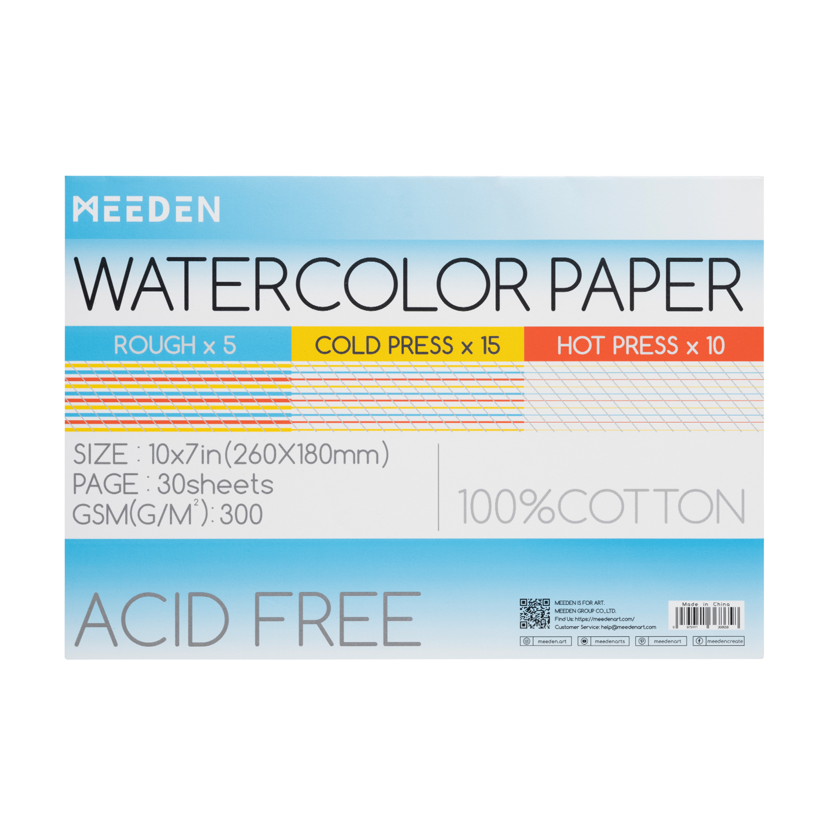MEEDEN Watercolor Paper Pad