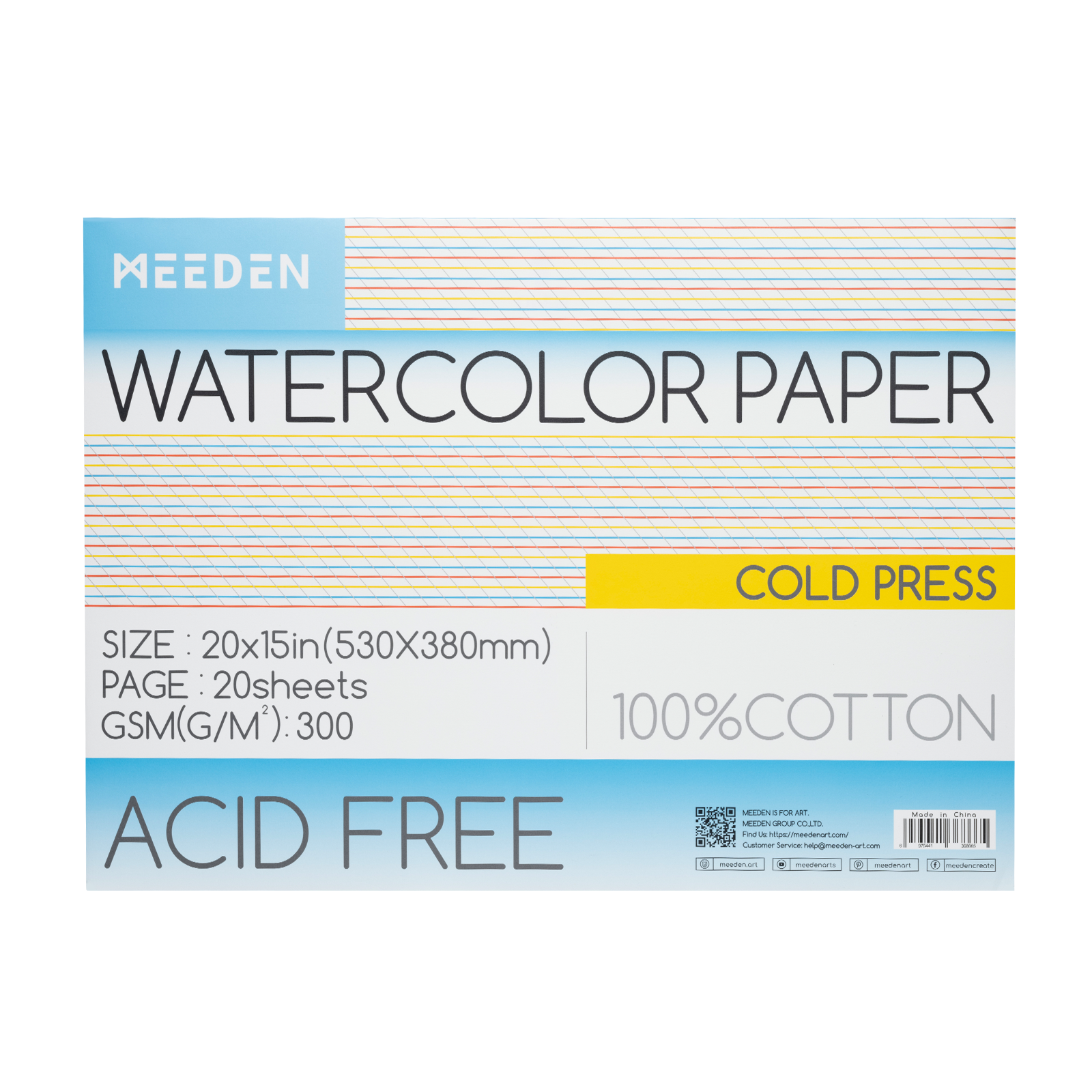 MEEDEN Watercolor Paper Pad