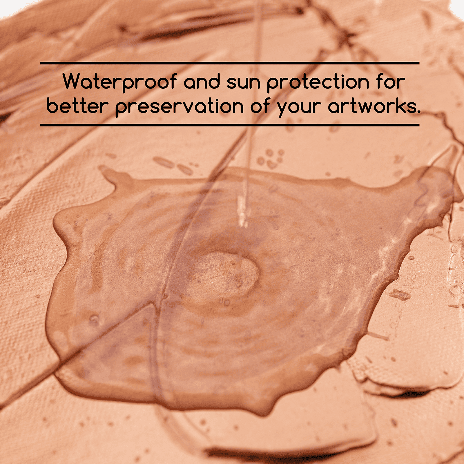 MEEDEN Studio Acrylic Paint,  Metallic Copper Acrylic Paint, 1 L / 33.8 oz