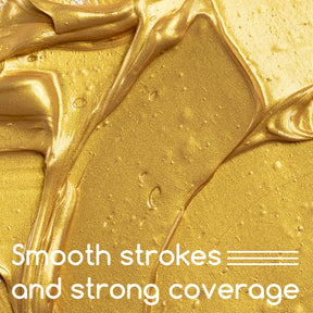 MEEDEN Studio Acrylic Paint,  Metallic Brilliant Gold, 1 L / 33.8 oz