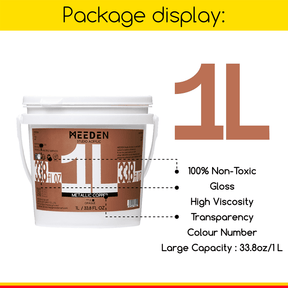 MEEDEN Studio Acrylic Paint,  Metallic Copper Acrylic Paint, 1 L / 33.8 oz