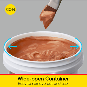 MEEDEN Studio Acrylic Paint,  Metallic Copper Acrylic Paint, 1 L / 33.8 oz