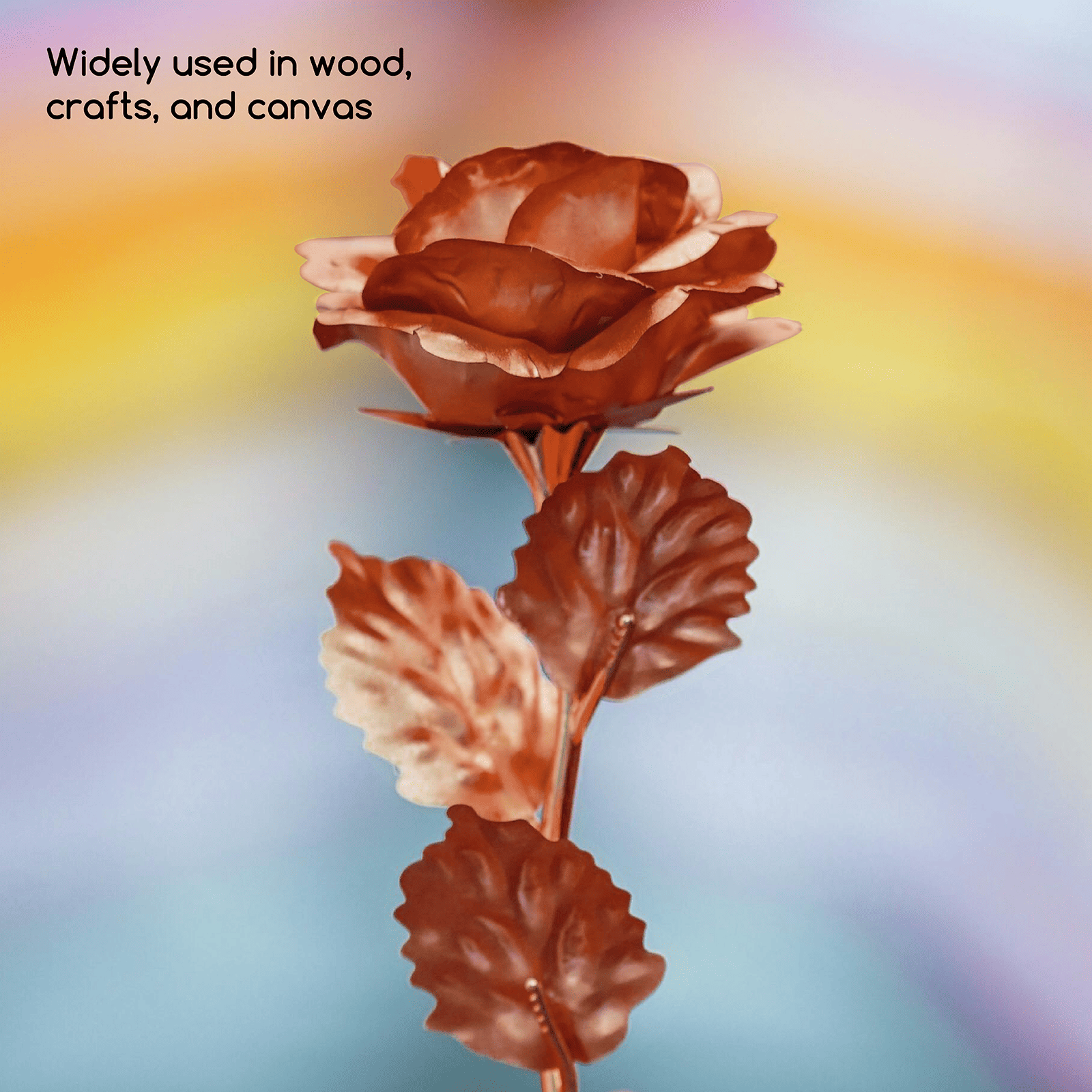 MEEDEN Studio Acrylic Paint,  Metallic Copper Acrylic Paint, 1 L / 33.8 oz