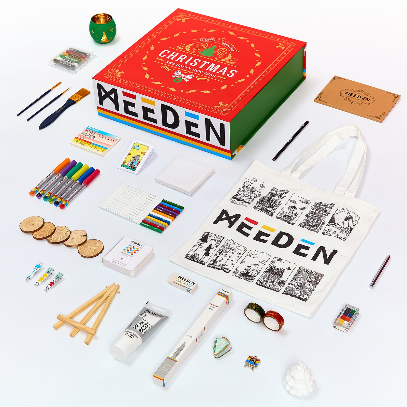 MEEDEN Creative Christmas Countdown: Art & DIY in One Box
