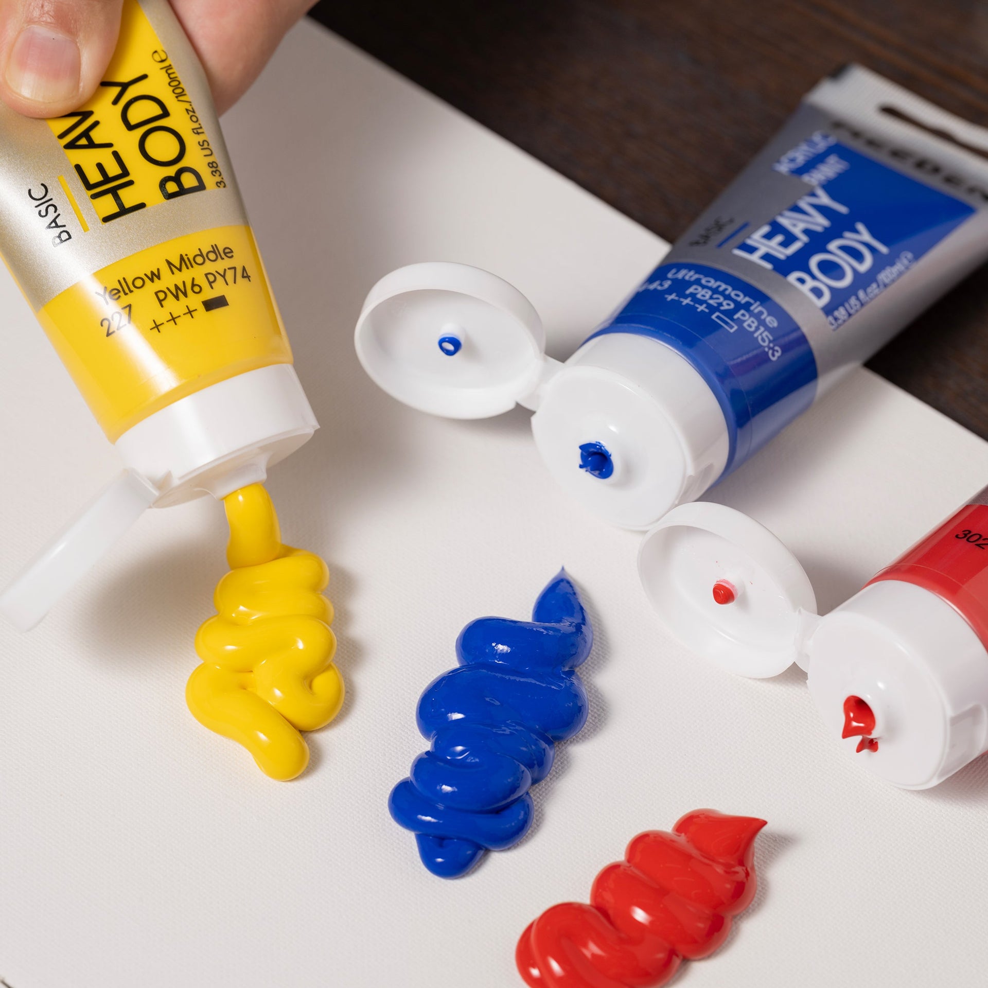 MEEDEN Acrylic Paint Tube, 37 Colors Available, 100ml / 3.38oz