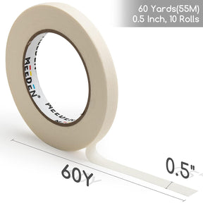 MEEDEN 10 Pack Artist Tape, Total 1804.5FT (550m) Acid -Free Art Tape