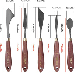 MEEDEN 5-Piece Painting Knife Set