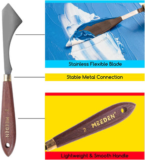 MEEDEN 5-Piece Painting Knife Set
