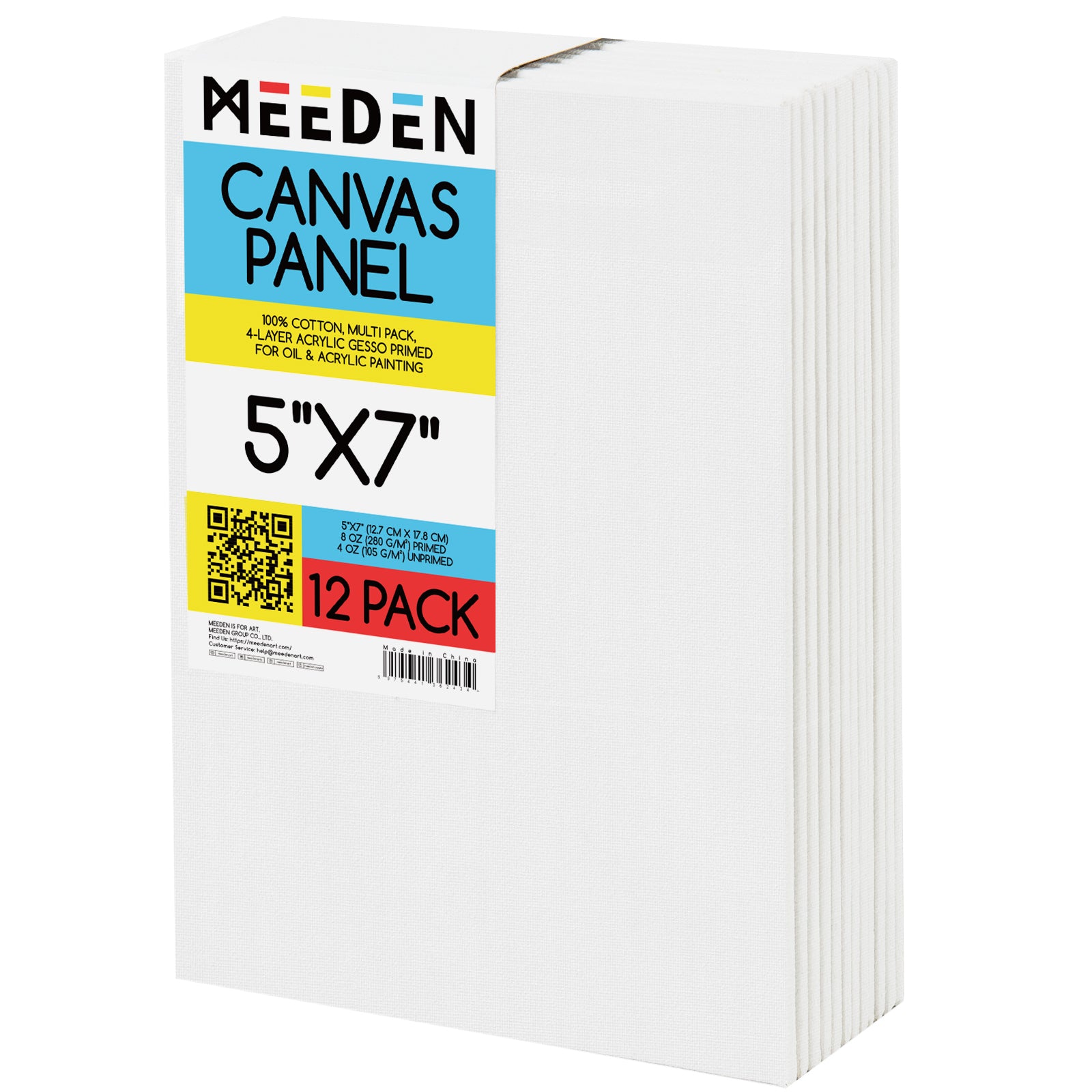 MEEDEN 100% Cotton Canvas Boards