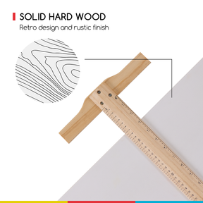 MEEDEN Adjustable Wooden Drafting Table & Stool Set, White-XSZ-5