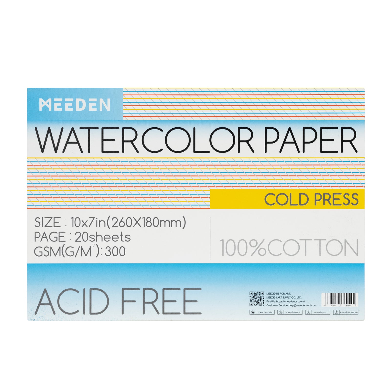 MEEDEN Watercolor Paper Pad