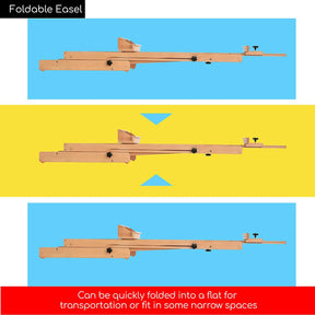 MEEDEN Classic Heavy Duty H-Frame Artist Easel-Extra Large-DW01-M