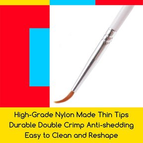 MEEDEN Detail Paint Brush Set - 6 Miniature Art Brushes