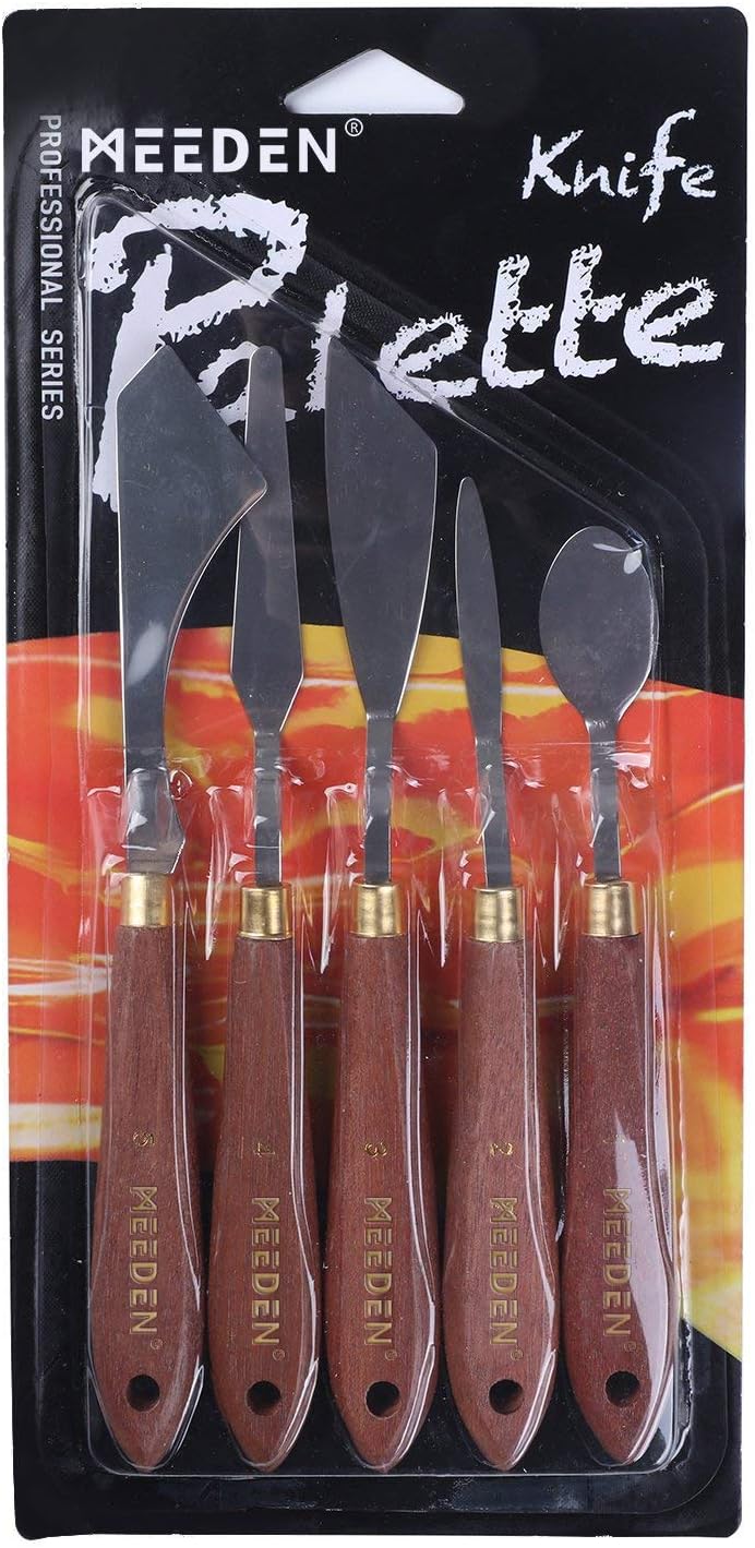 MEEDEN 5-Piece Painting Knife Set