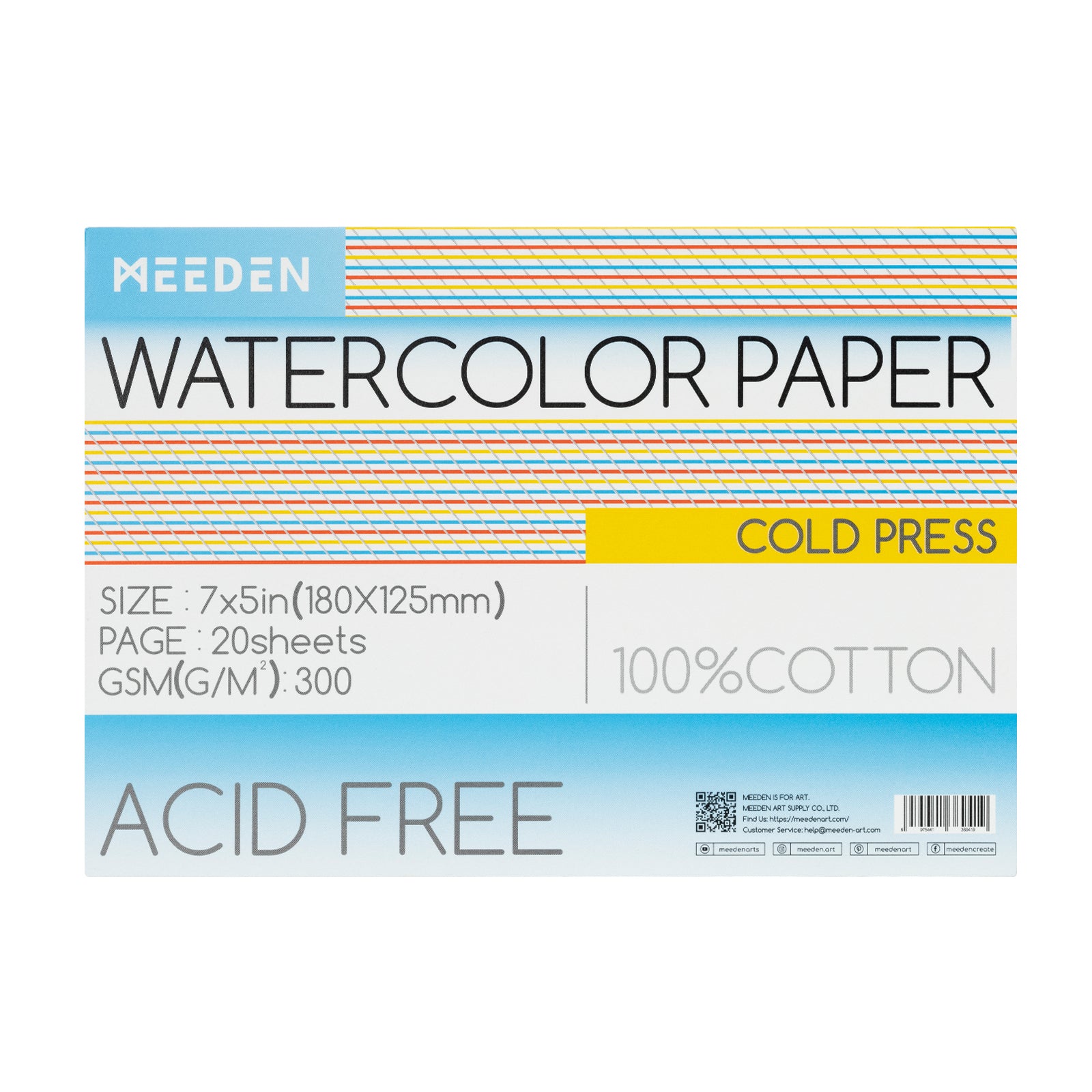MEEDEN Watercolor Paper Pad