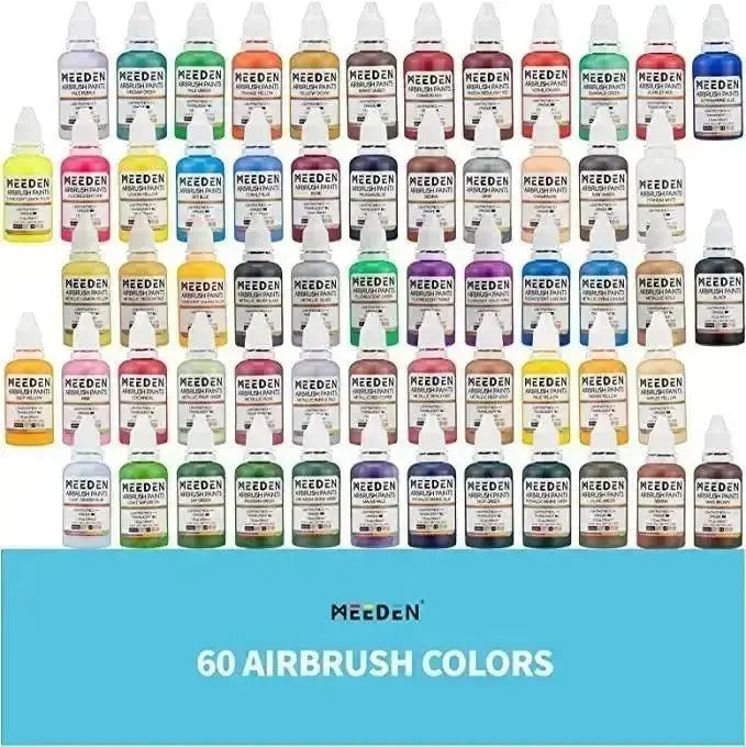 Airbrush Paint Colors Set (30 ml/3 oz) - MetrocartsAirbrush Tool