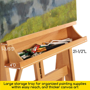 MEEDEN Extra Large Heavy Duty Artist Easel Stand-W11