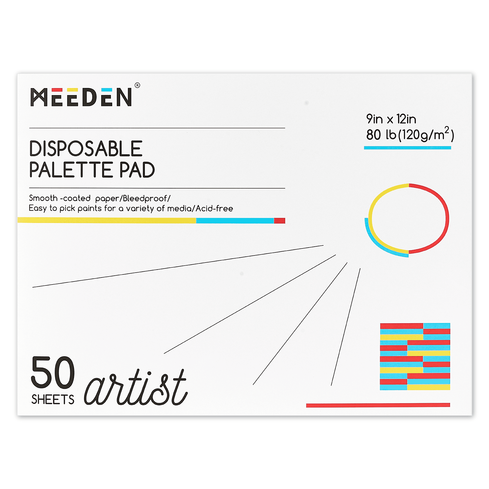 MEEDEN Artist Palette Paper Pad