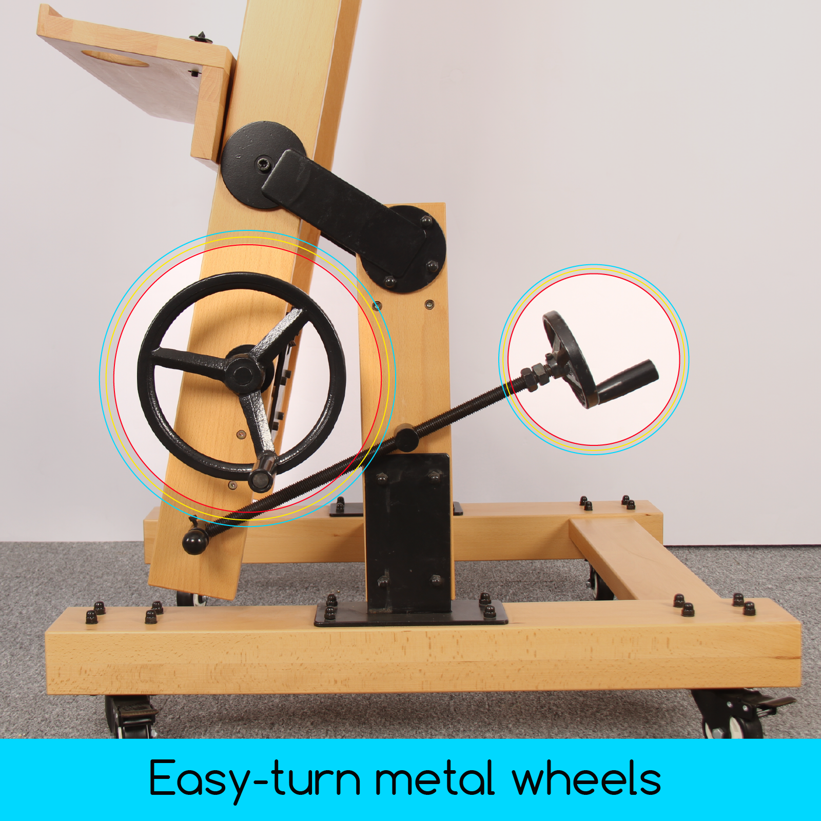 MEEDEN Pro Semi-Automatic Adjustable Large Capacity Mechanized Artwork Easel - DHJ-5