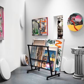 MEEDEN Metal Print Rack - Black