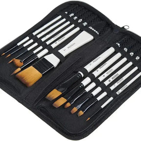 MEEDEN 12 Pcs Acrylic Paint Brushes Set - MetrocartsBrushes