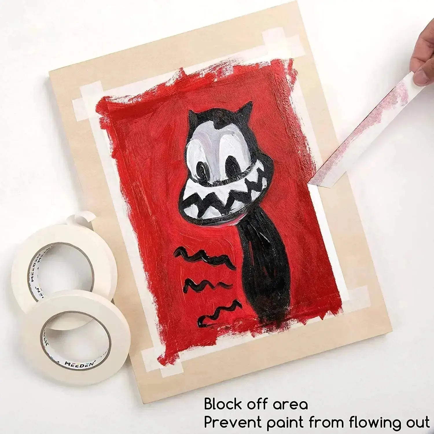 MEEDEN 6 Pack Artist Tape 0.5",0.75",1.0" with Total 1082.7FT (330m) - MetrocartsTape