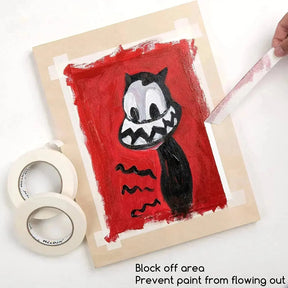 MEEDEN 6 Pack Artist Tape 0.5",0.75",1.0" with Total 1082.7FT (330m) - MetrocartsTape