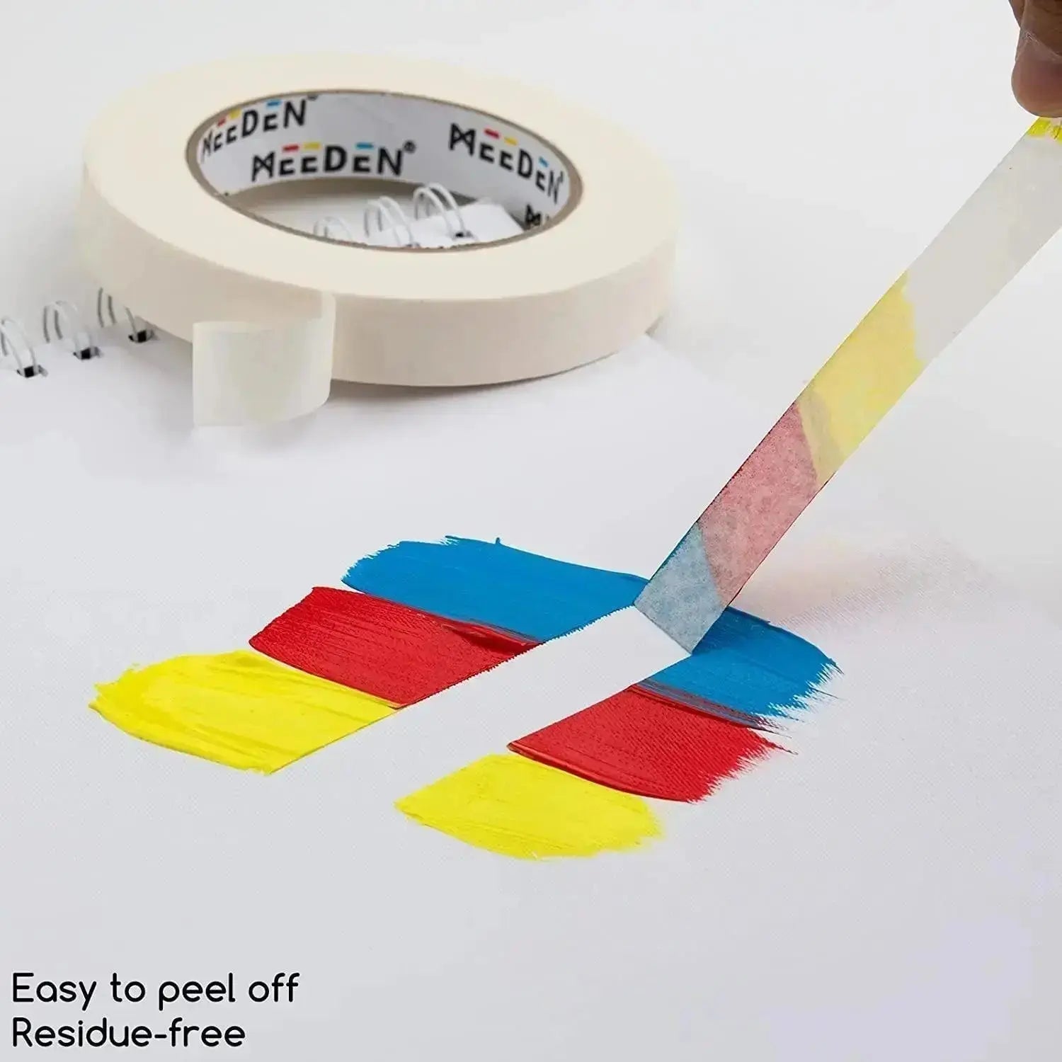 MEEDEN 6 Pack Artist Tape 0.5",0.75",1.0" with Total 1082.7FT (330m) - MetrocartsTape