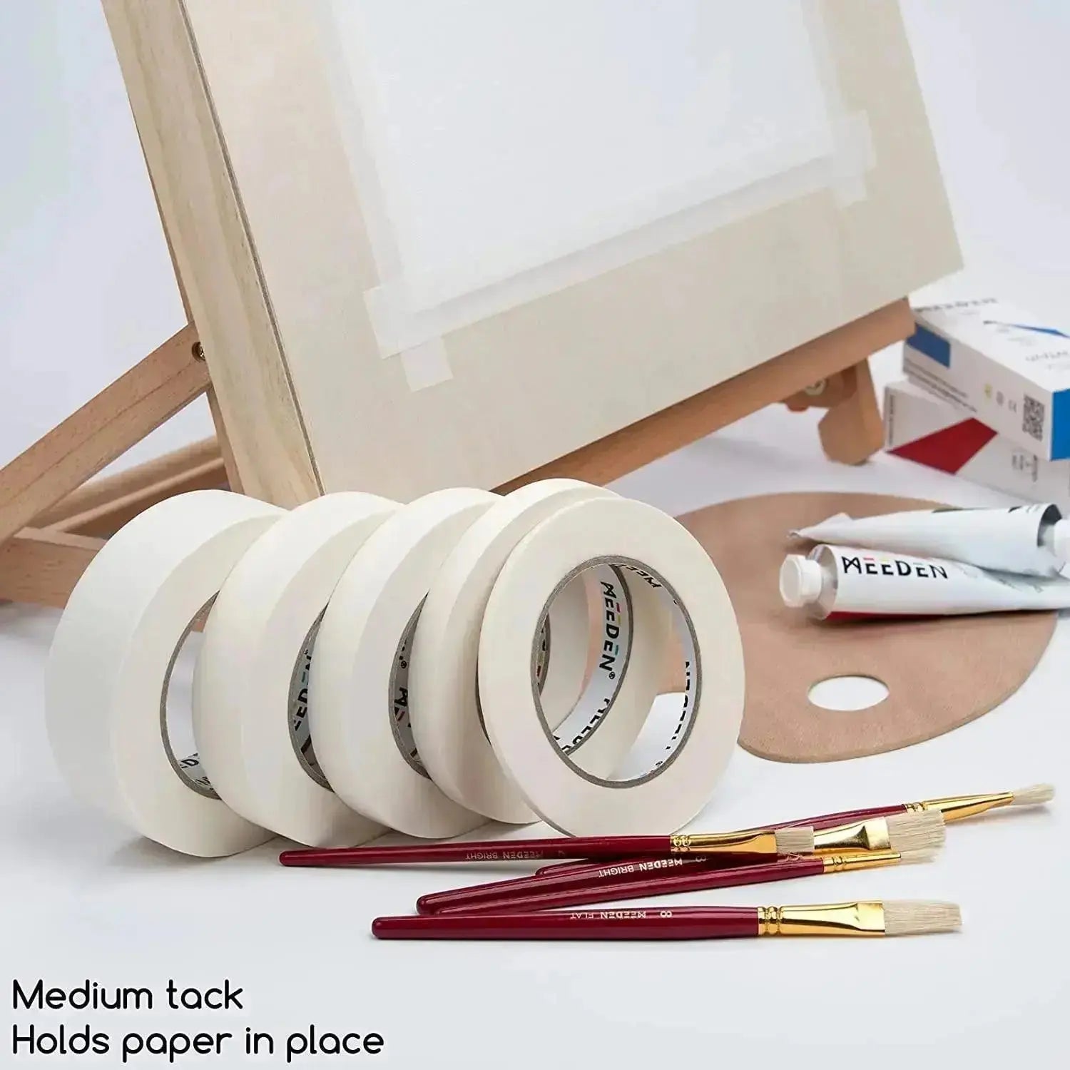 MEEDEN 6 Pack Artist Tape 0.5",0.75",1.0" with Total 1082.7FT (330m) - MetrocartsTape