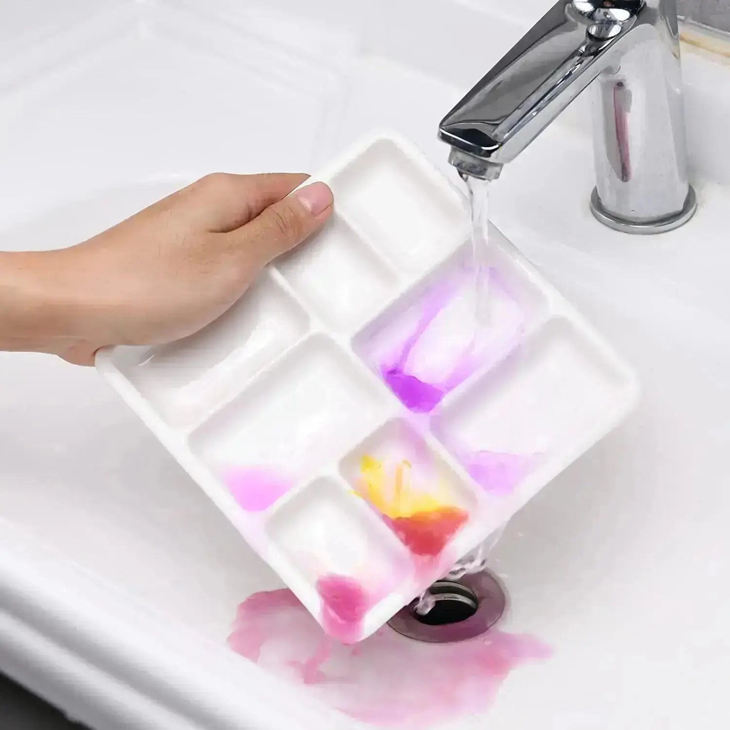 MEEDEN 8-Well Ceramic Palette - MetrocartsPalette