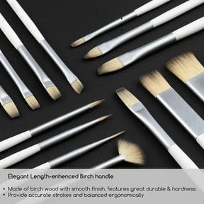 MEEDEN Acrylic Paint Brush Set of 15 Pcs - MetrocartsBrushes