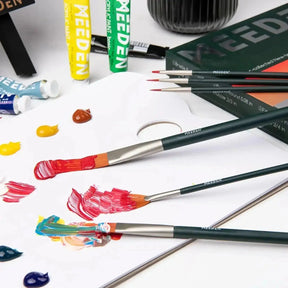 MEEDEN Acrylic Paint Brushes, 10 Pieces - MetrocartsBrushes