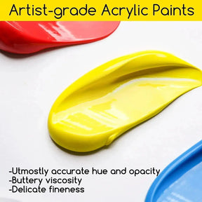 MEEDEN Acrylic Paint Set for Artist, 9x2 oz, 60 ml - MetrocartsPaint